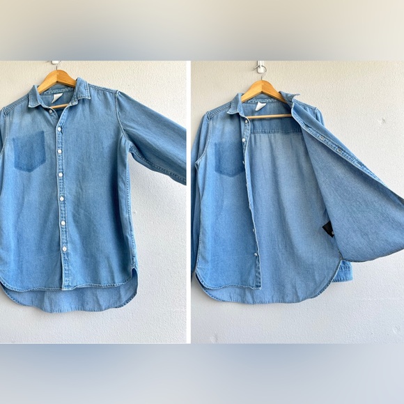 H&M | Button Down Denim Shirt - Picture 3 of 16
